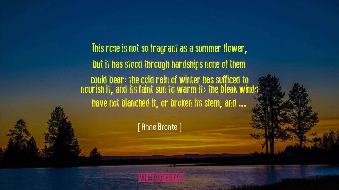 Anne Bronte Quotes: This rose is not so