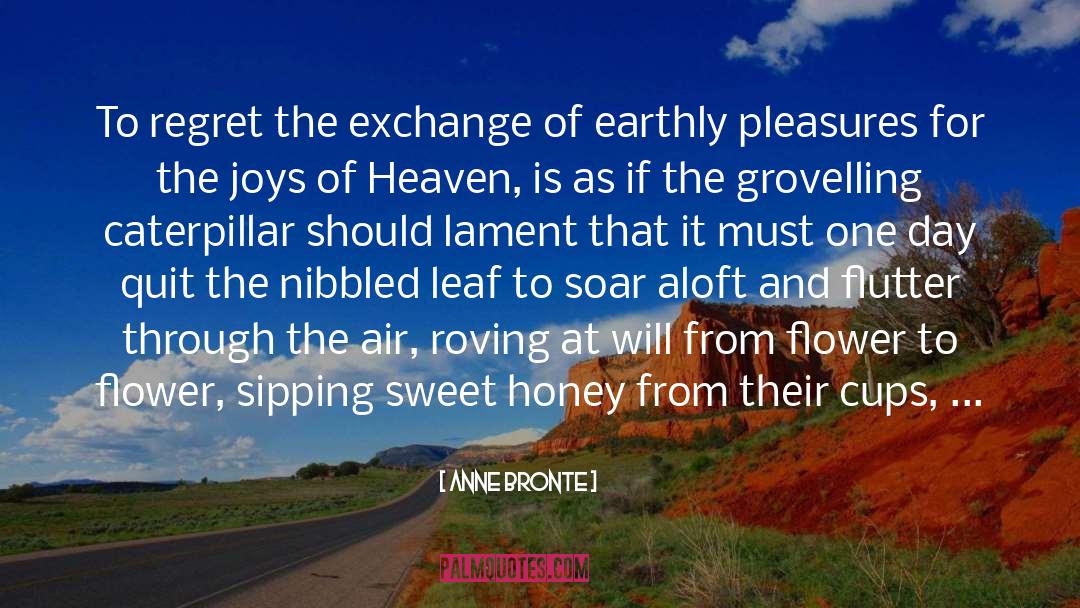 Anne Bronte Quotes: To regret the exchange of