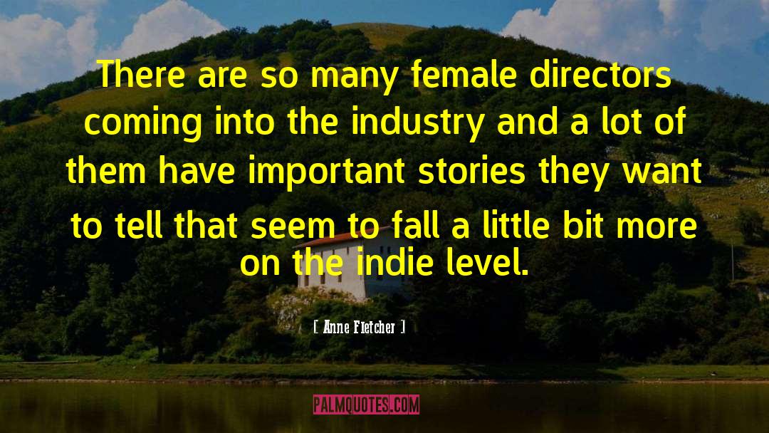 Anne Fletcher Quotes: There are so many female