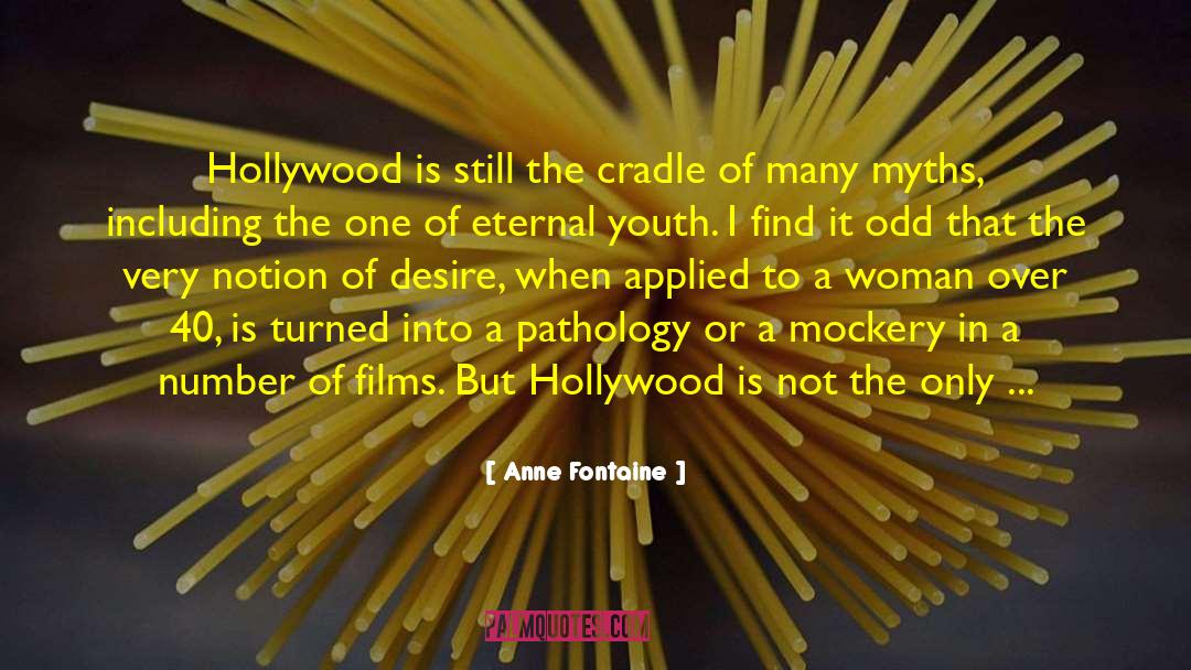 Anne Fontaine Quotes: Hollywood is still the cradle