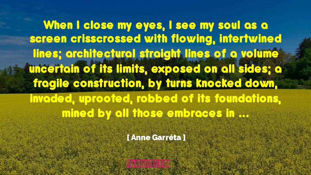Anne Garréta Quotes: When I close my eyes,