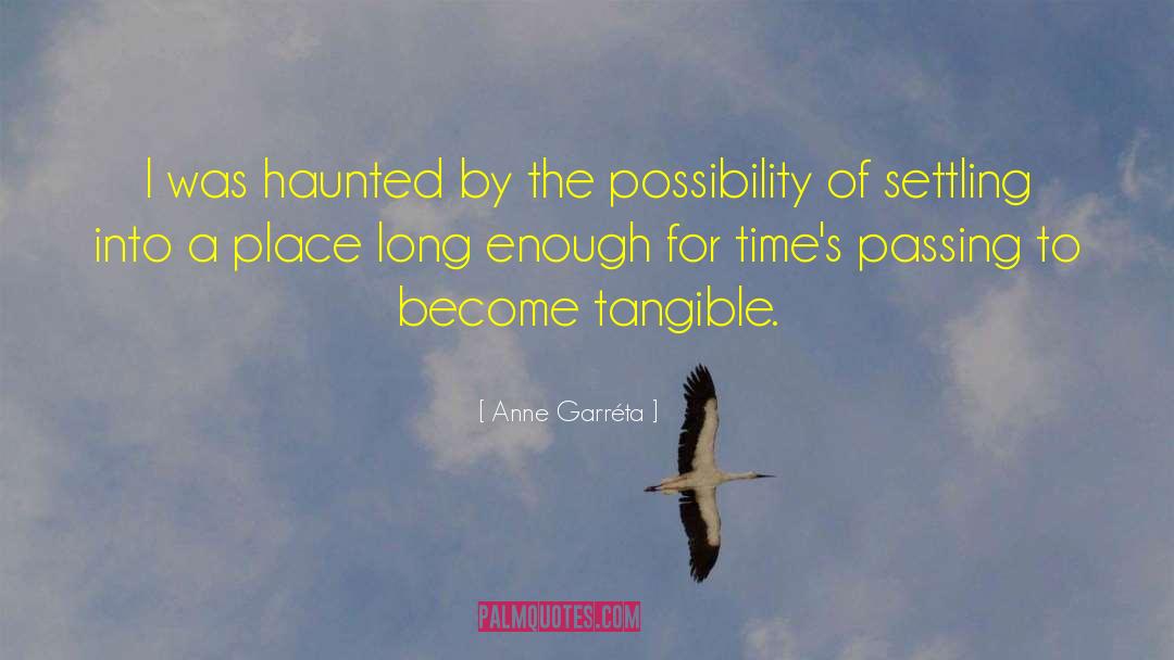 Anne Garréta Quotes: I was haunted by the