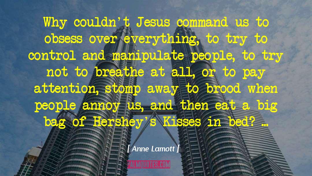 Anne Lamott Quotes: Why couldn't Jesus command us