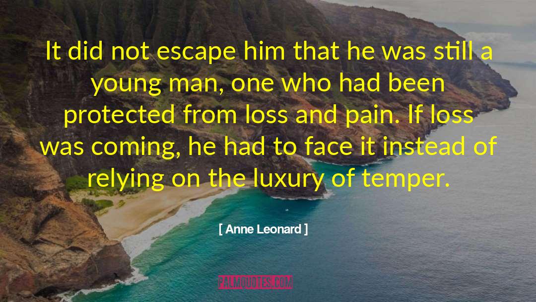 Anne Leonard Quotes: It did not escape him