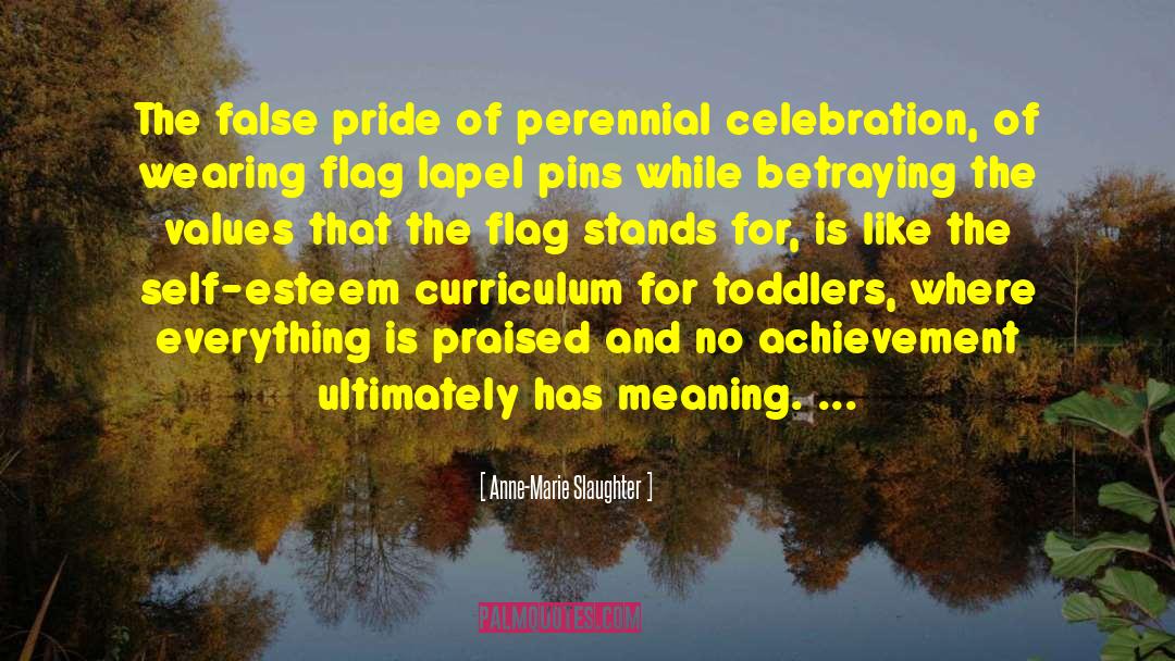 Anne-Marie Slaughter Quotes: The false pride of perennial