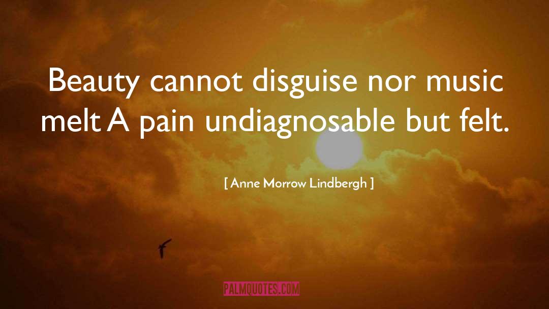 Anne Morrow Lindbergh Quotes: Beauty cannot disguise nor music