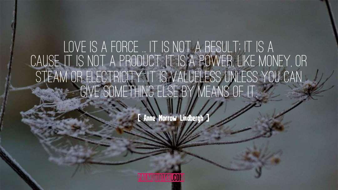 Anne Morrow Lindbergh Quotes: Love is a force ...
