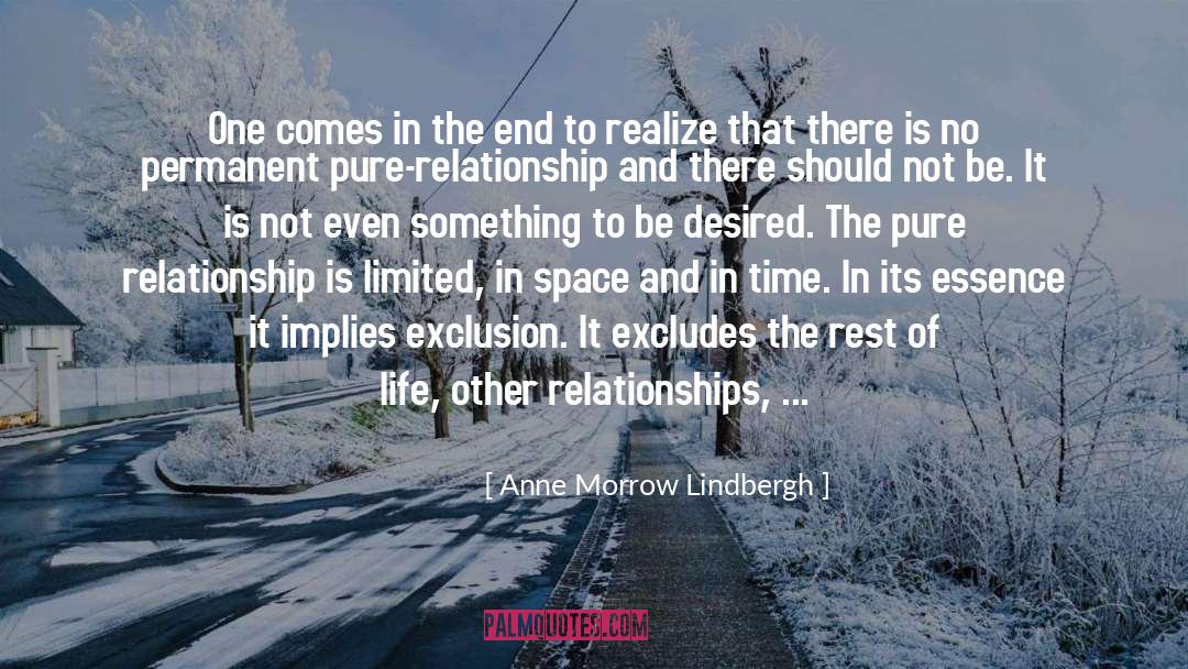 Anne Morrow Lindbergh Quotes: One comes in the end