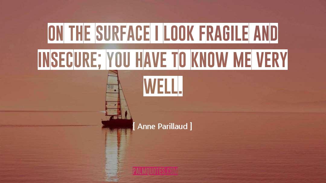 Anne Parillaud Quotes: On the surface I look