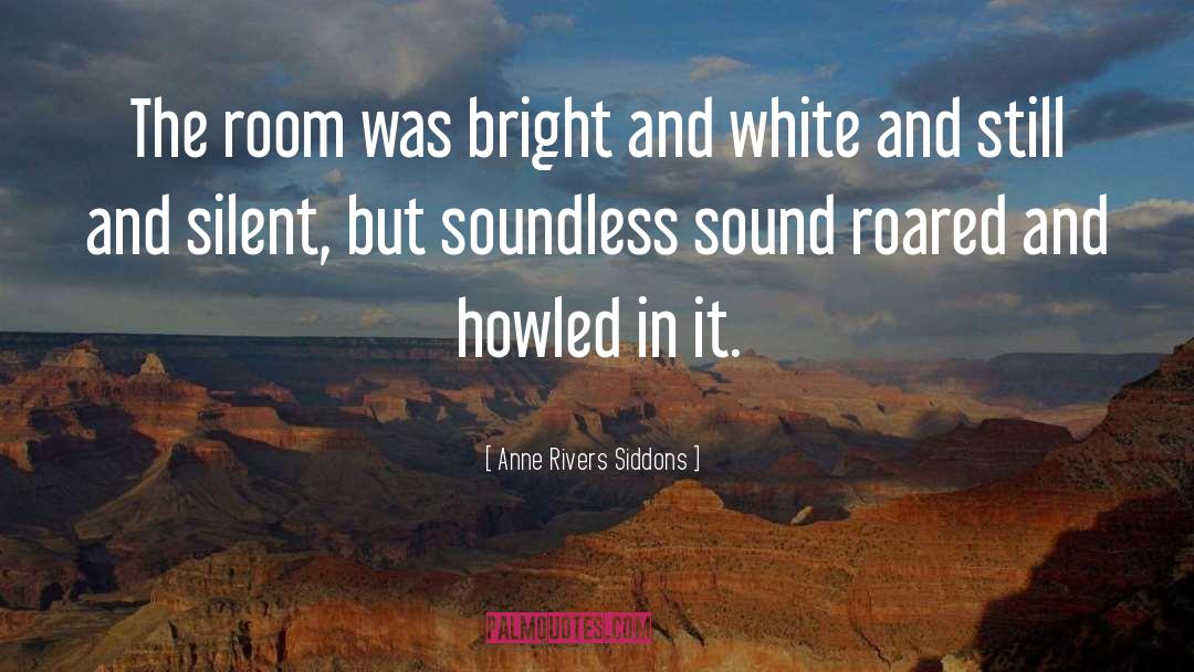 Anne Rivers Siddons Quotes: The room was bright and