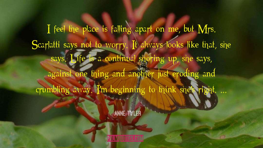 Anne Tyler Quotes: I feel the place is