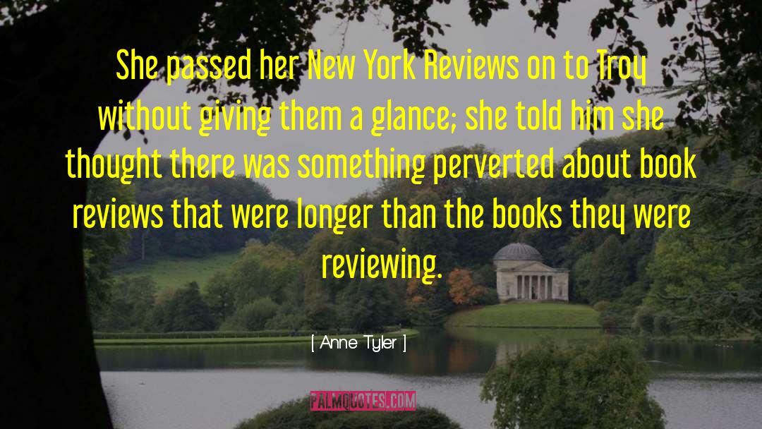 Anne Tyler Quotes: She passed her New York