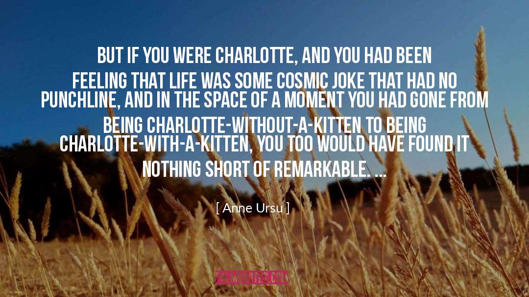 Anne Ursu Quotes: But if you were Charlotte,
