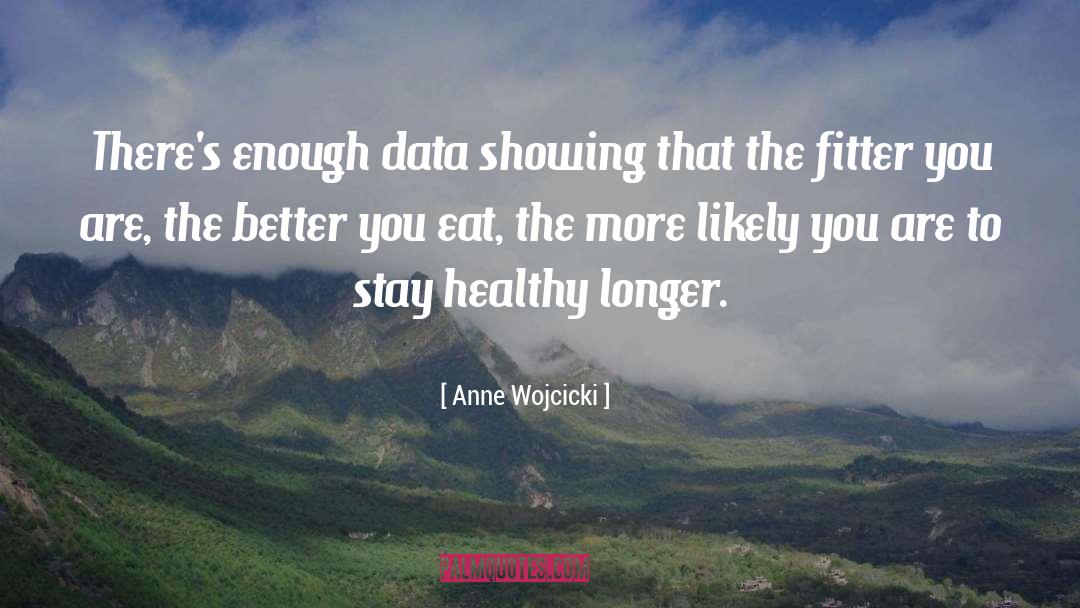 Anne Wojcicki Quotes: There's enough data showing that