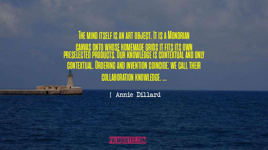 Annie Dillard Quotes: The mind itself is an