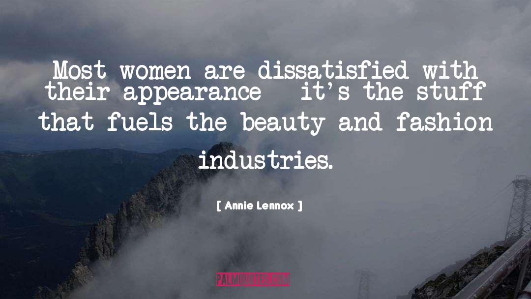 Annie Lennox Quotes: Most women are dissatisfied with