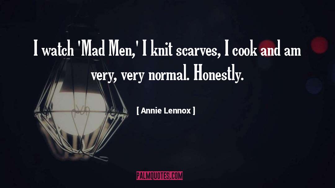 Annie Lennox Quotes: I watch 'Mad Men,' I