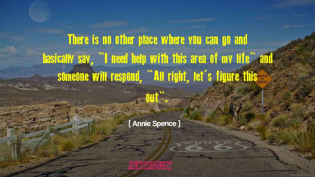 Annie Spence Quotes: There is no other place