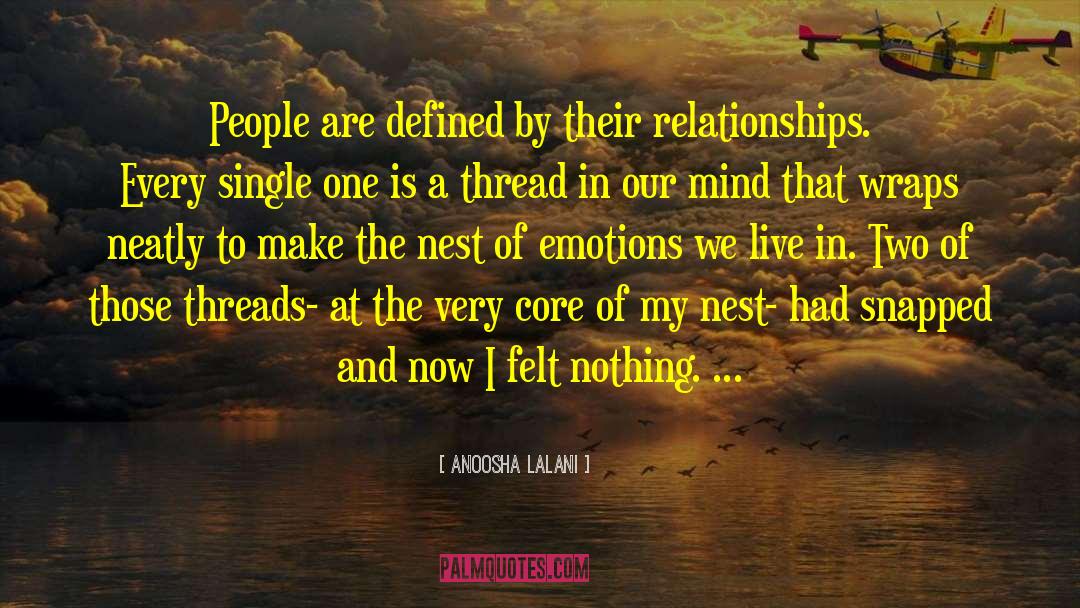 Anoosha Lalani Quotes: People are defined by their