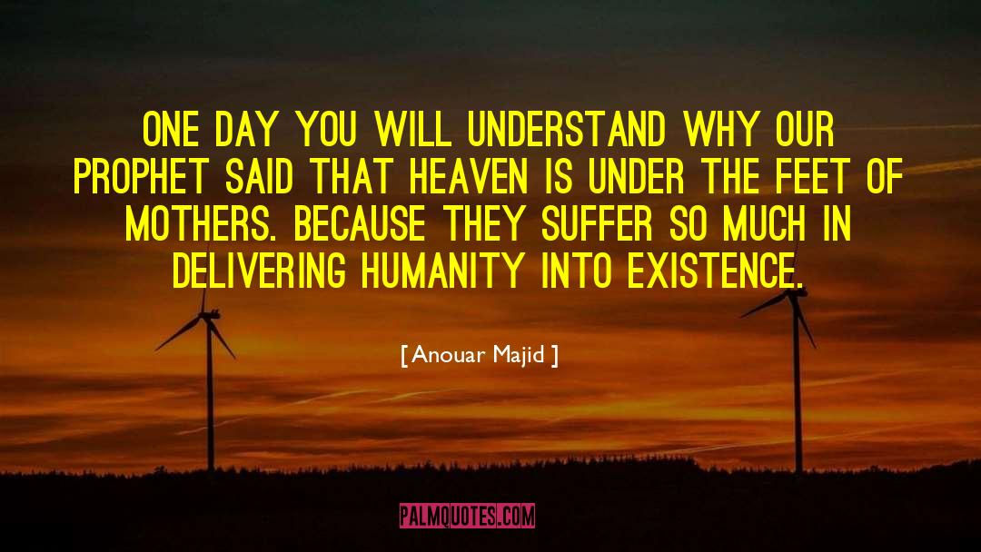 Anouar Majid Quotes: One day you will understand