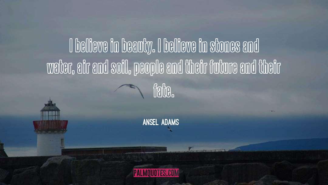 Ansel Adams Quotes: I believe in beauty. I