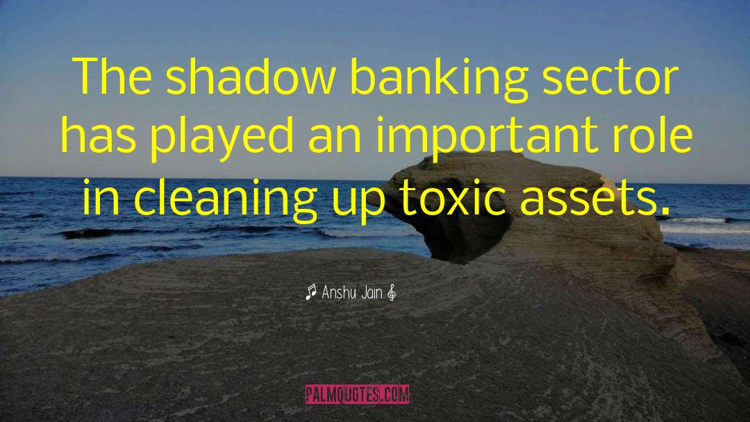 Anshu Jain Quotes: The shadow banking sector has