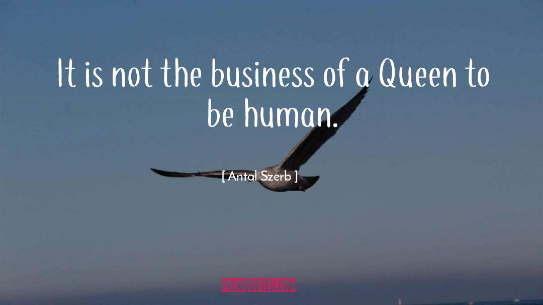 Antal Szerb Quotes: It is not the business