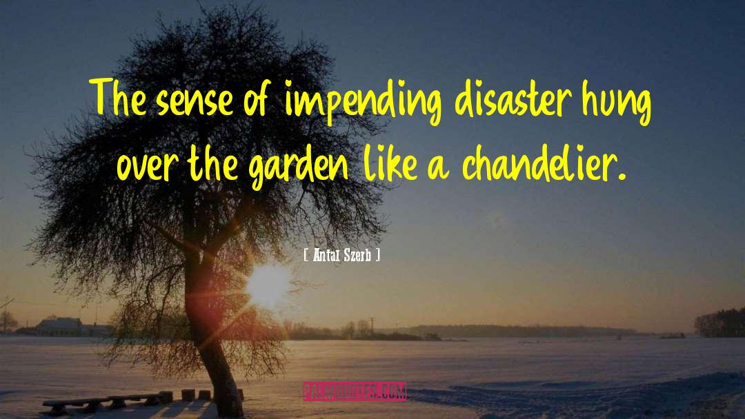 Antal Szerb Quotes: The sense of impending disaster
