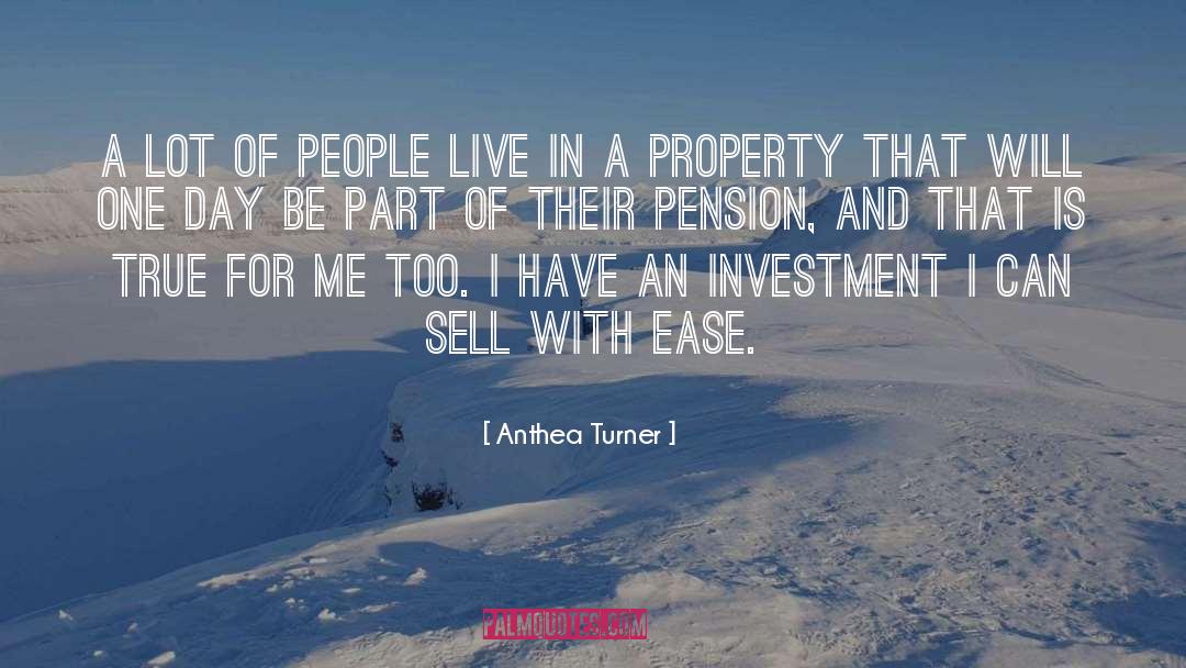 Anthea Turner Quotes: A lot of people live
