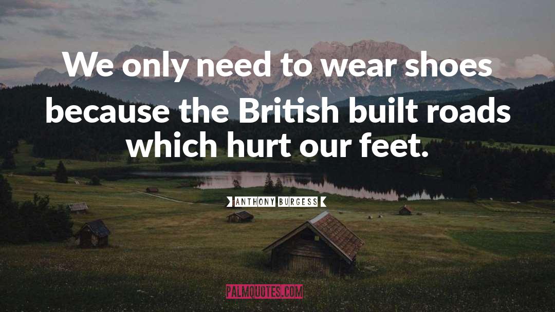 Anthony Burgess Quotes: We only need to wear