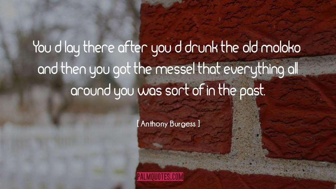 Anthony Burgess Quotes: You'd lay there after you'd