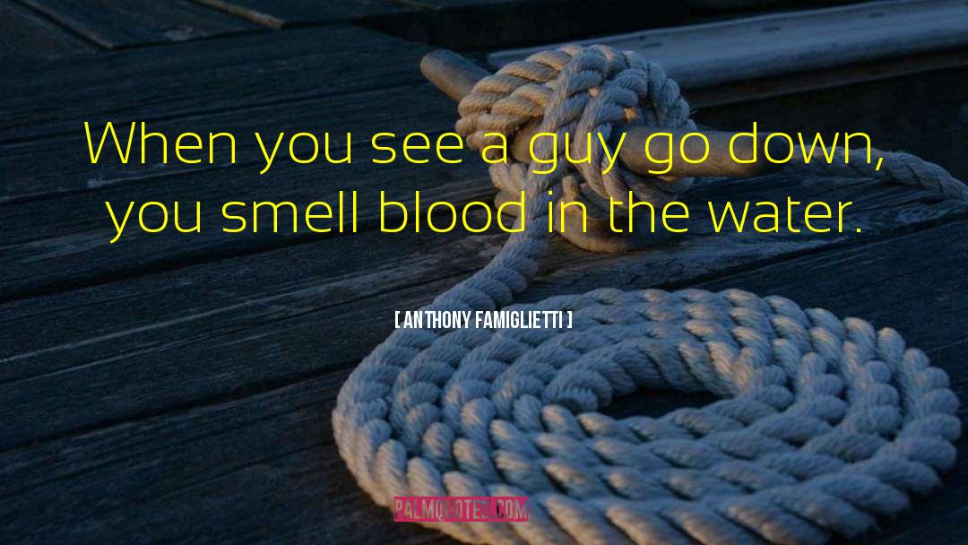Anthony Famiglietti Quotes: When you see a guy