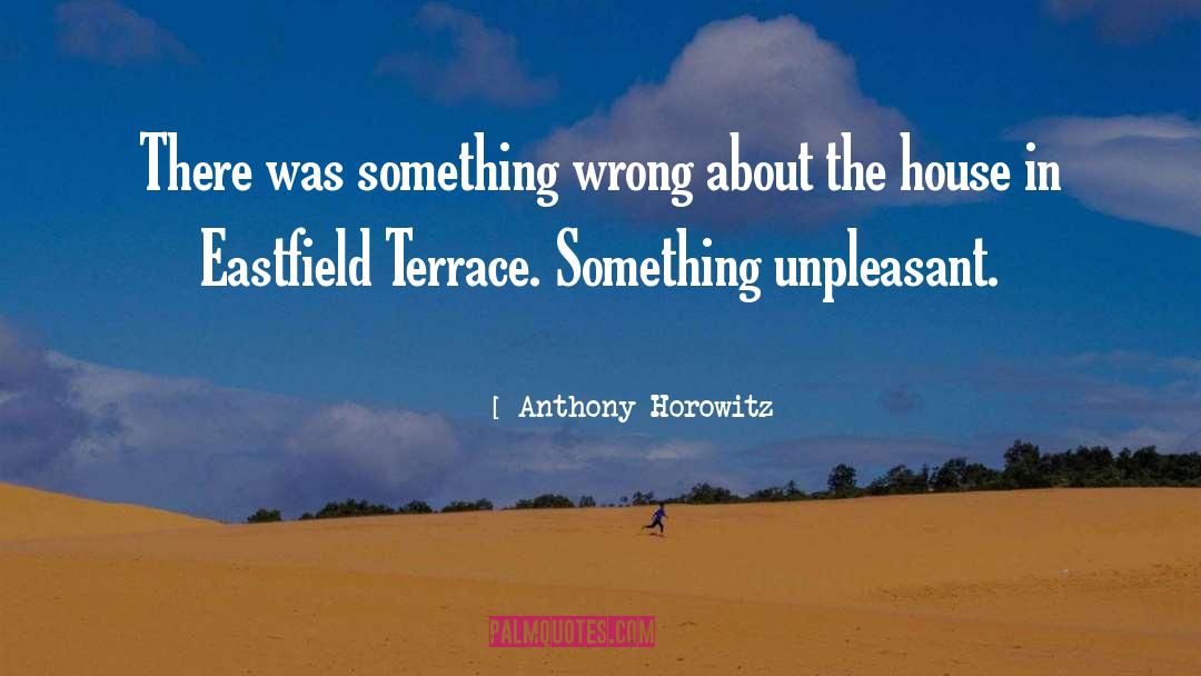 Anthony Horowitz Quotes: There was something wrong about