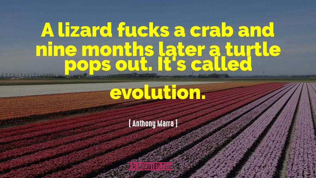 Anthony Marra Quotes: A lizard fucks a crab