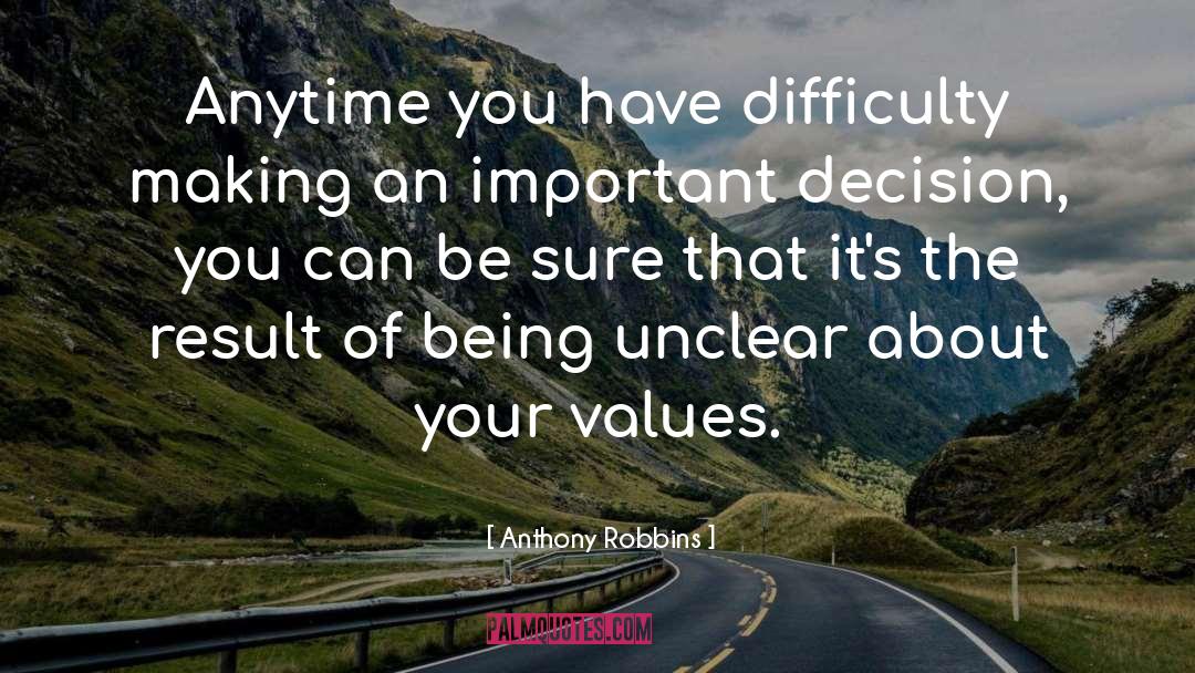 Anthony Robbins Quotes: Anytime you have difficulty making