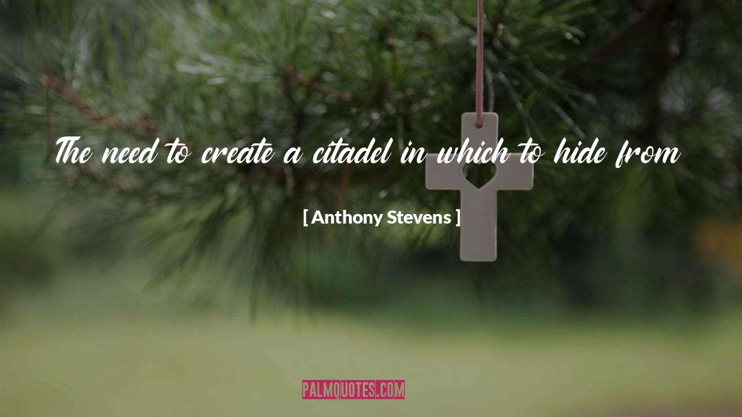 Anthony Stevens Quotes: The need to create a