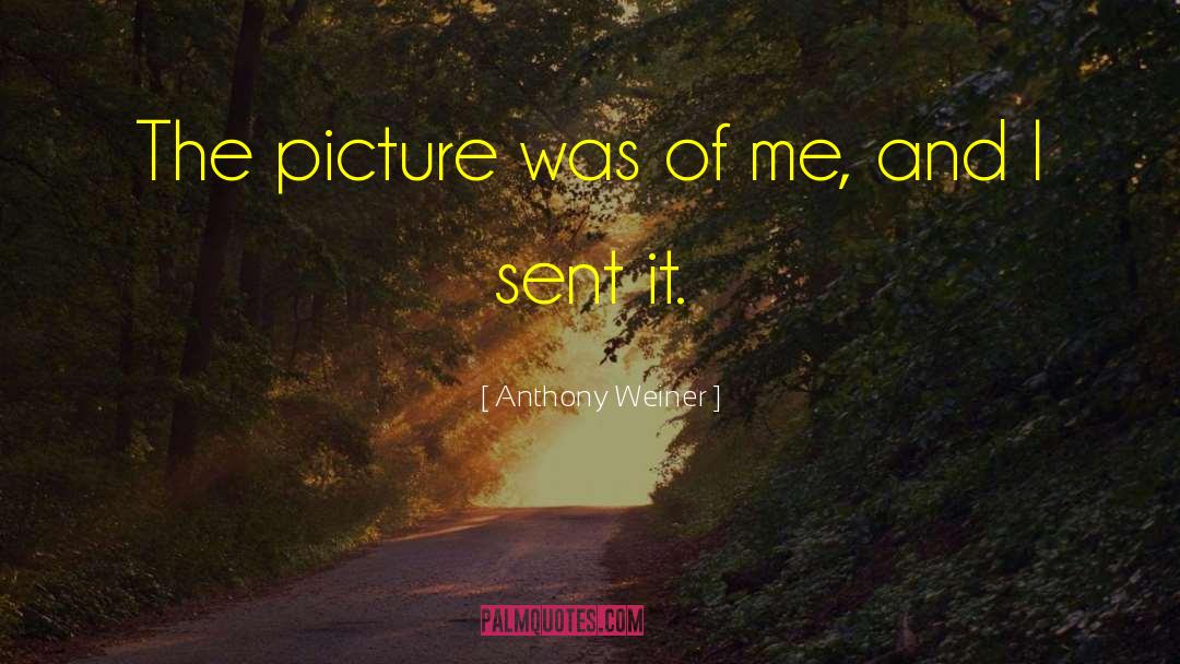 Anthony Weiner Quotes: The picture was of me,