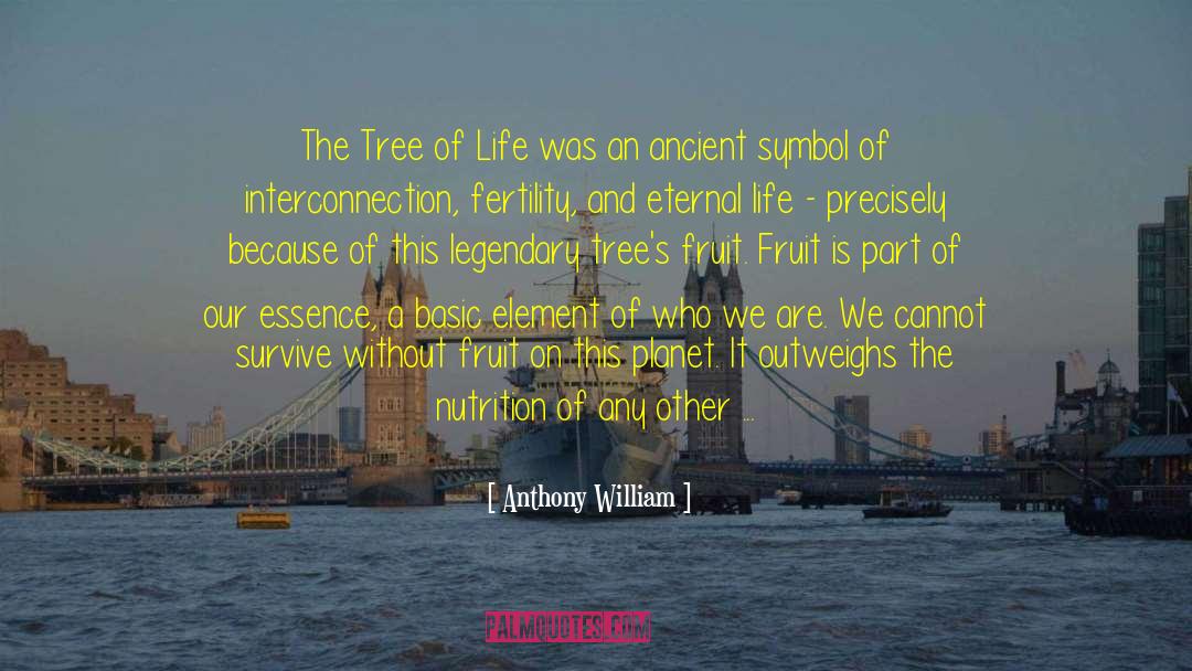 Anthony William Quotes: The Tree of Life was