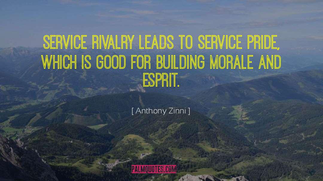 Anthony Zinni Quotes: Service rivalry leads to service