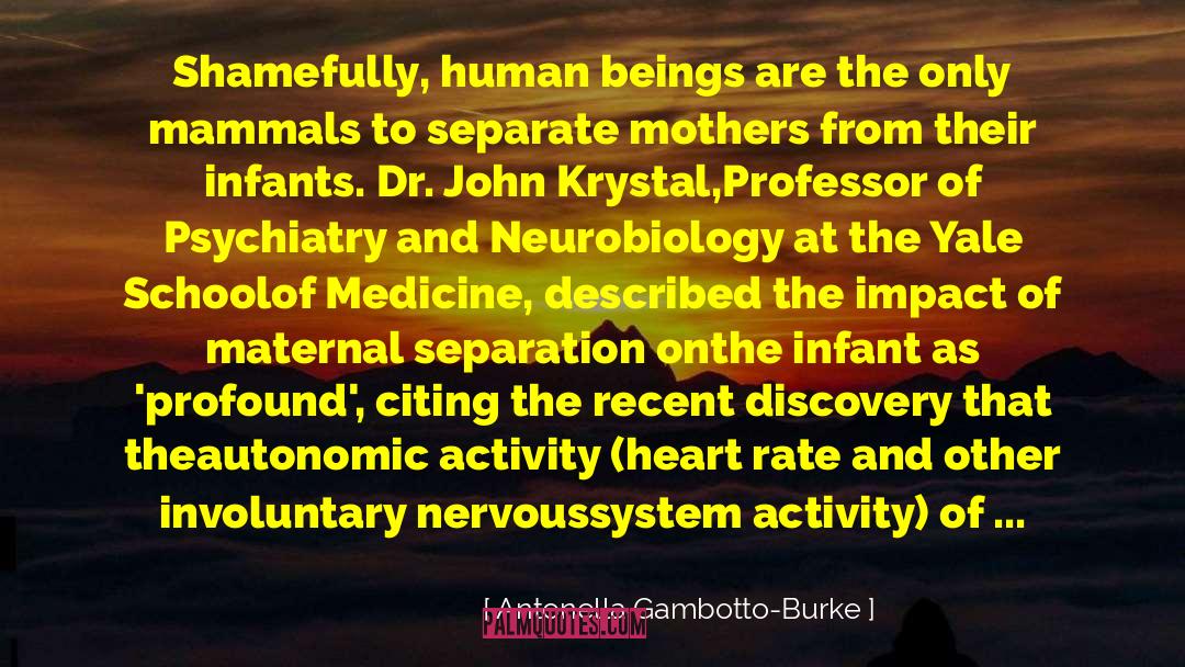Antonella Gambotto-Burke Quotes: Shamefully, human beings are the