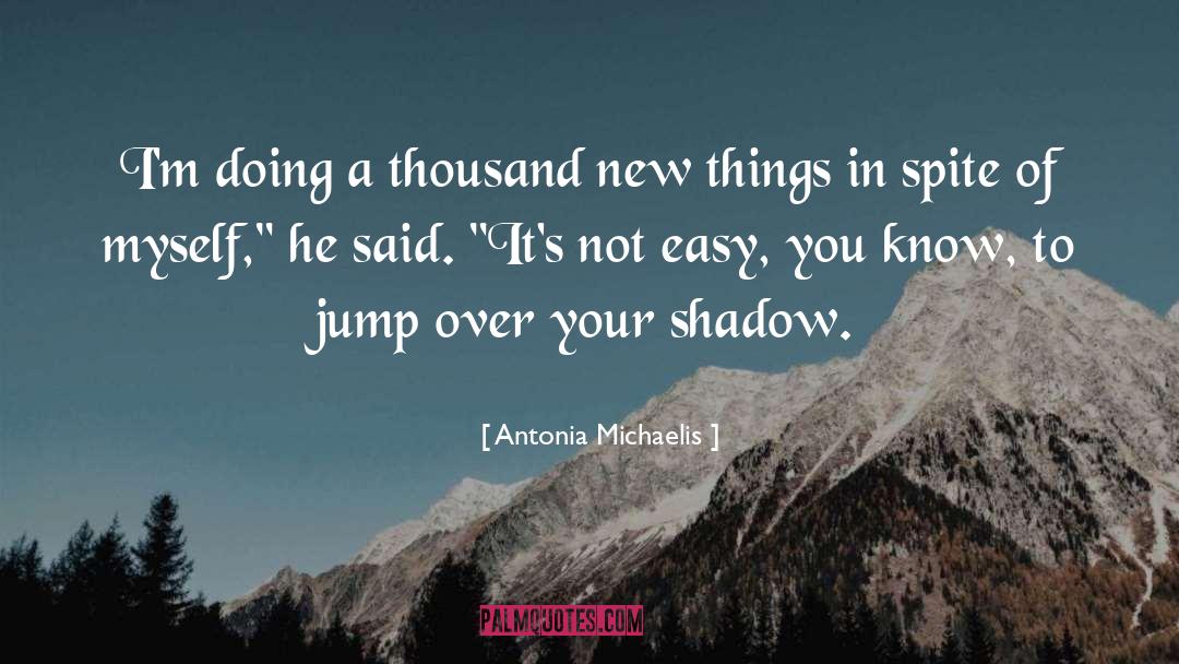 Antonia Michaelis Quotes: I'm doing a thousand new