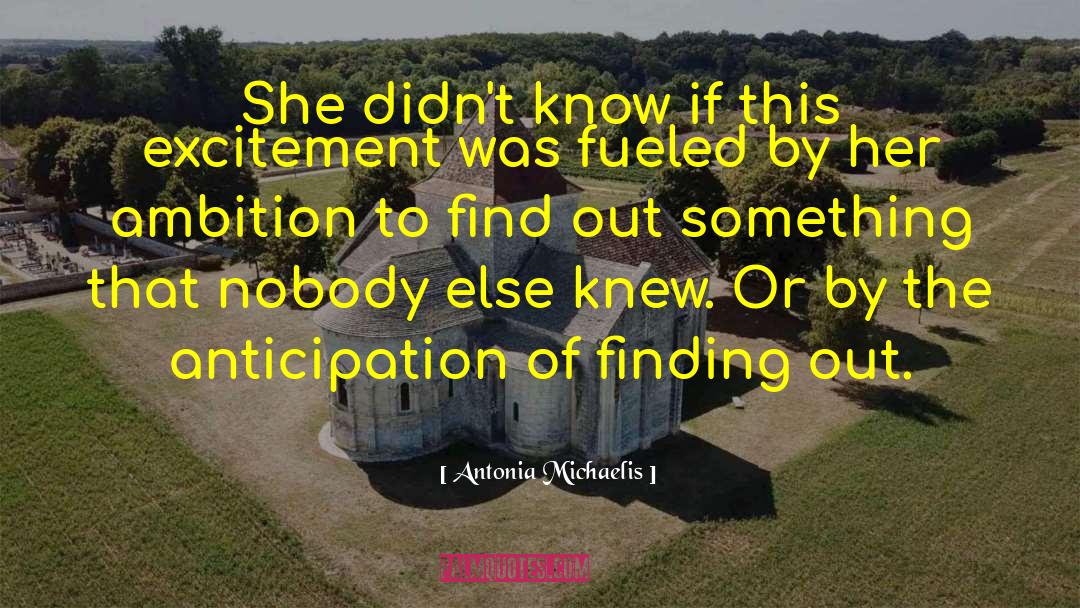 Antonia Michaelis Quotes: She didn't know if this