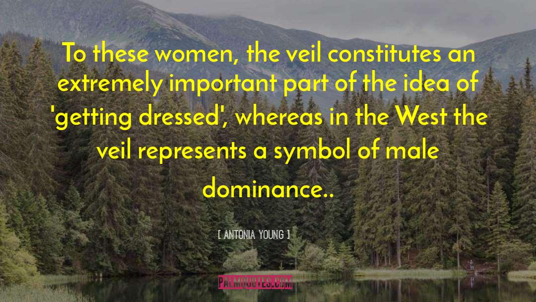 Antonia Young Quotes: To these women, the veil