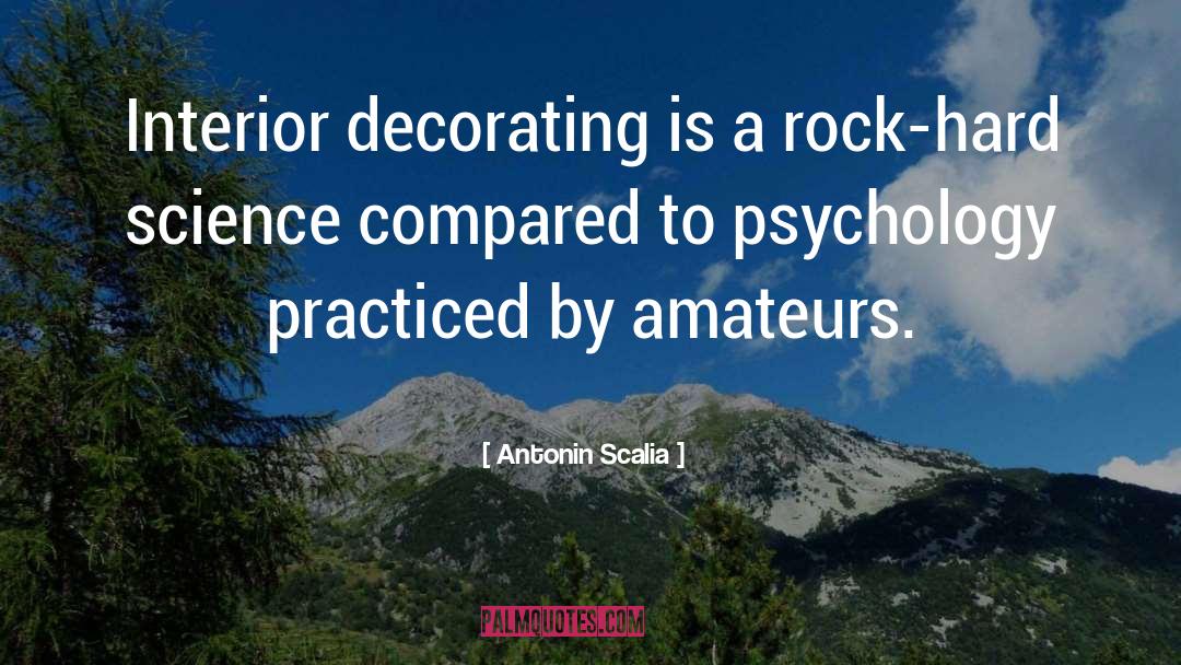 Antonin Scalia Quotes: Interior decorating is a rock-hard