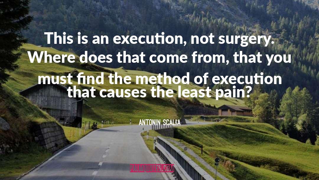 Antonin Scalia Quotes: This is an execution, not