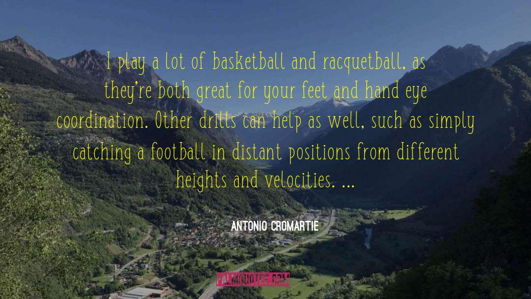Antonio Cromartie Quotes: I play a lot of