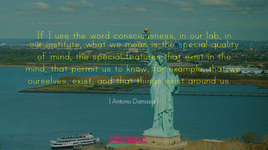 Antonio Damasio Quotes: If I use the word