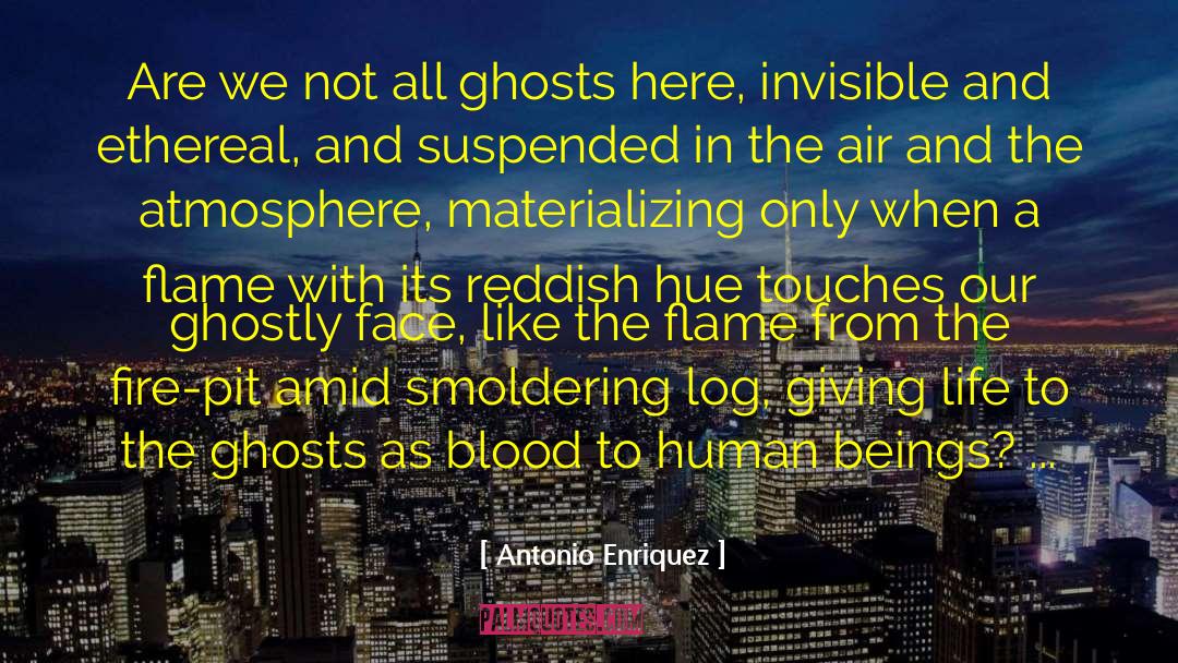 Antonio Enriquez Quotes: Are we not all ghosts