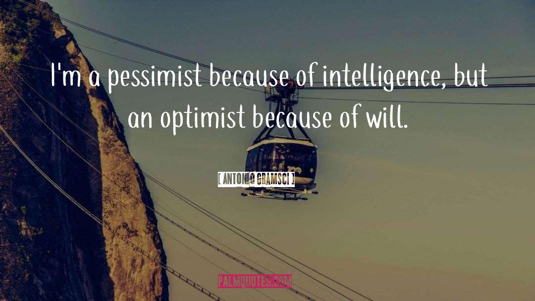 Antonio Gramsci Quotes: I'm a pessimist because of