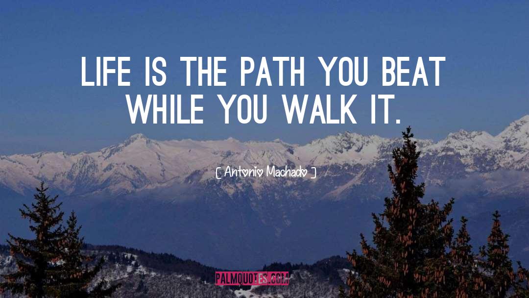 Antonio Machado Quotes: Life is the path you